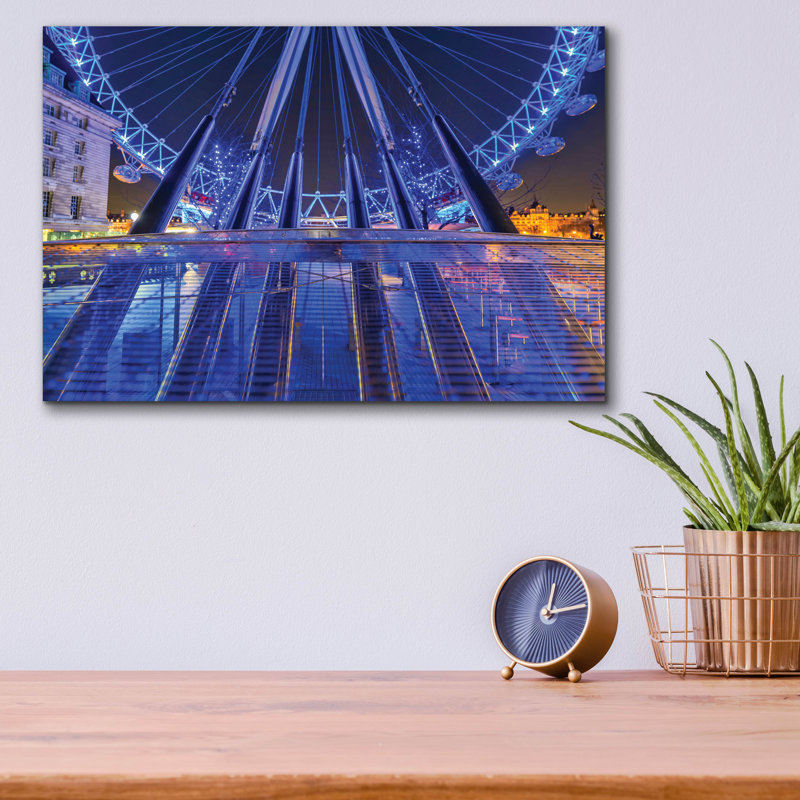 «London Eye Grounded» par Mark A Paulda, H 12 po x l 16 po x P 0,13 po