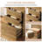55'' Home Office Desk with 3 Drawers