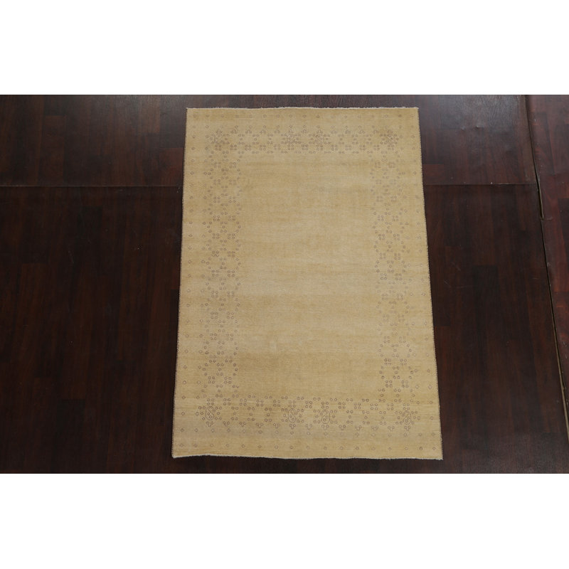Tapis oriental en laine Diona Gabbeh Kashkoli noué à la main 4 x 6