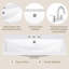Raynier 35.98'' Single Bathroom Vanity with Ceramic Top-2027589781-2027589782
