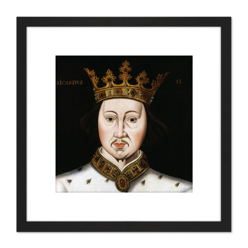 Portrait King Richard II England 1 Piece Single Picture Frame Painting