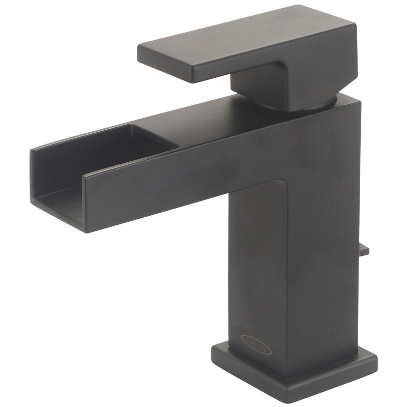 Single-Hole Single-handle Bathroom Faucet, Matte Black