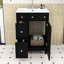 Chic 24-Inch 2 Drawers Bathroom Vanity with Ceramic Sink and Space-Saving Design-791560663-795092399