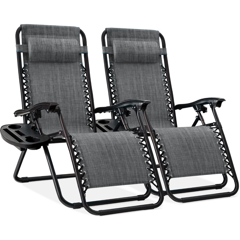 Fauteuil inclinable Nathen Zero Gravity, Gris