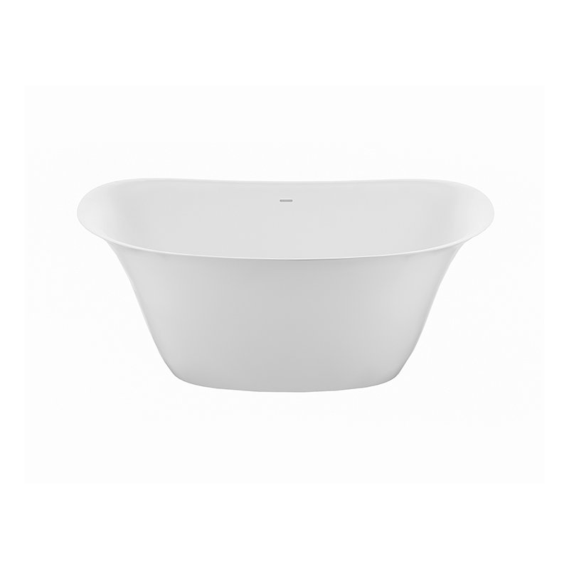Maricela 72" Freestanding Air Bathtub, Gloss White