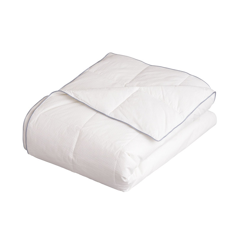 Twin White Cotton Cooling Blanket with PCM Technology