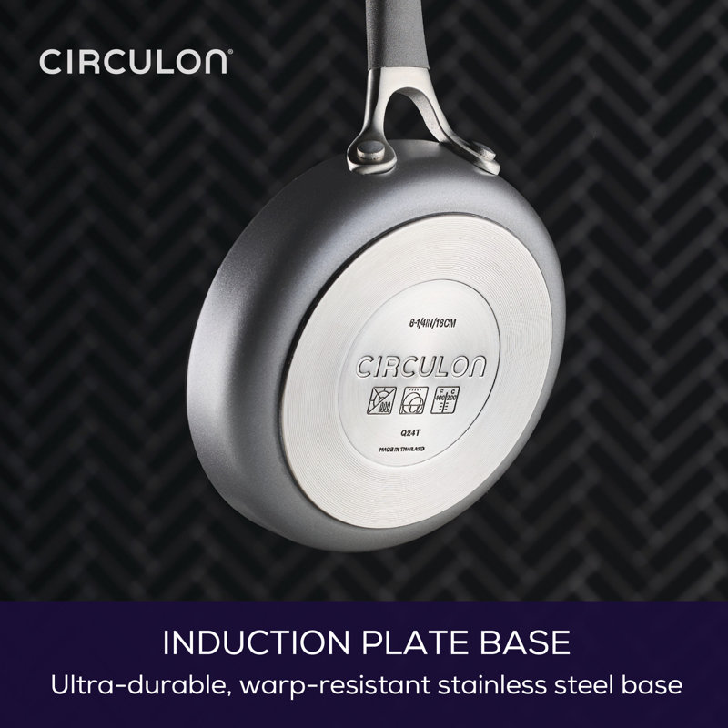 Circulon A1 Series With Scratchdefense Nonstick Induction Mini Frying Pan, 6.25-Inch, Graphite