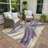 Machine Washable Indoor/Outdoor Lockway ACN2421 Abstract Rug-528964087
