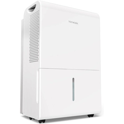hOmeLabs 3000 Sq. ft. Energy Efficient Dehumidifier - Ideal for Medium to Large Rooms, Bedrooms and Home Basements - Powerful Moisture Removal and Humidity Control - 35 Pint
