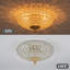 Plafonnier encastré en cristal doré 3 lumières Modern Glam