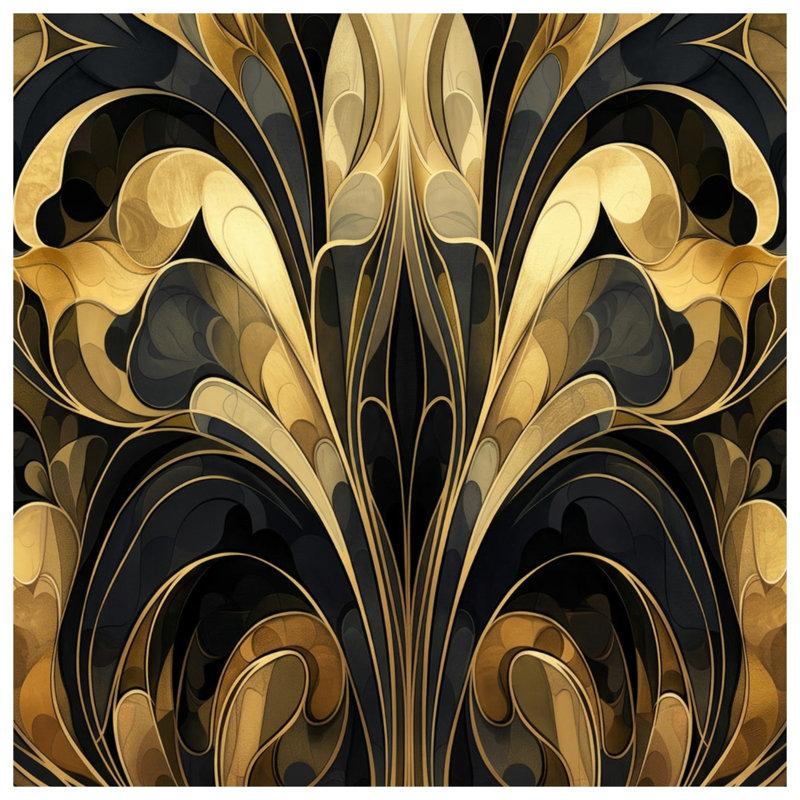 Coussins décoratifs Art Deco, 20 x 20 pouces