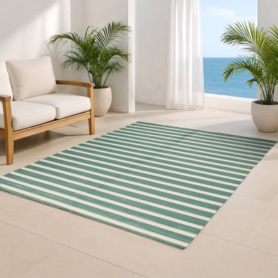 Tapis intérieur / extérieur gris HorizontalStripes