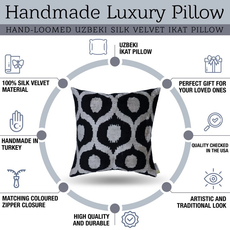 Square Pillow Cover & Insert, Geometric 1