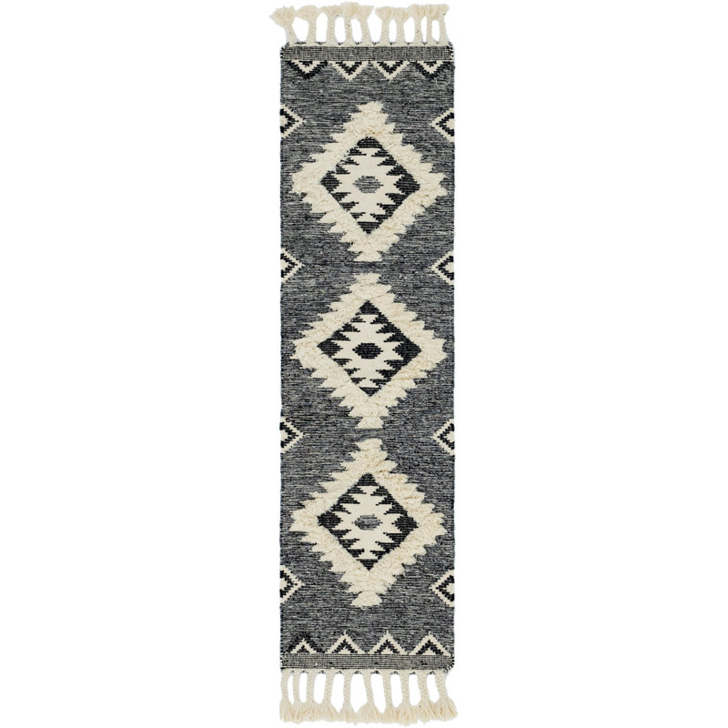 Shriver Performance Wool Geometric Indoor Rug, Runner 2'2" x 8'2"