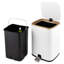 Steel Step On Rubbish Bin-67861843-67861842