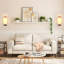 Glass Flush Mounted Sconce