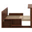 Grand lit de jour avec bureau amovible, structure de lit de jour en bois avec tiroirs de rangement et table d'appoint hydraulique-1923381383-1923381380
