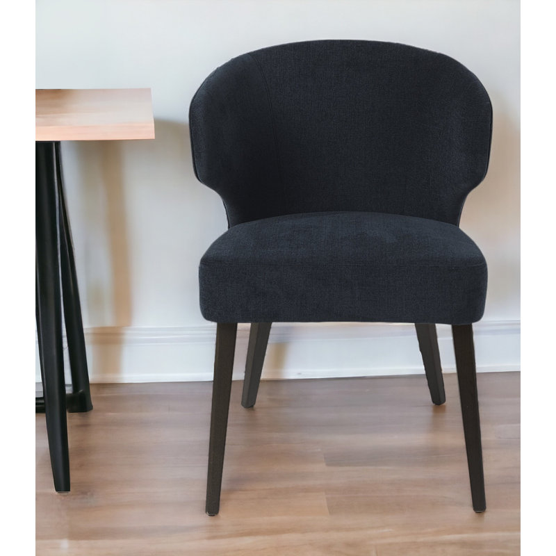 Niles Upholstered Dining Chair, Brown, Green