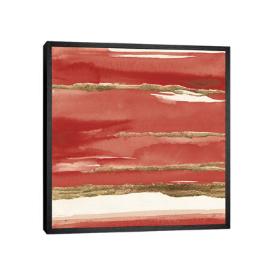 Gilded Red II by Chris Paschke - Painting on Canvas