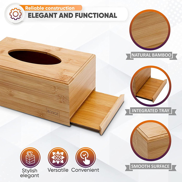 Buy Wholesale China Slide Out Bottom Wood Tissues Napkin Box