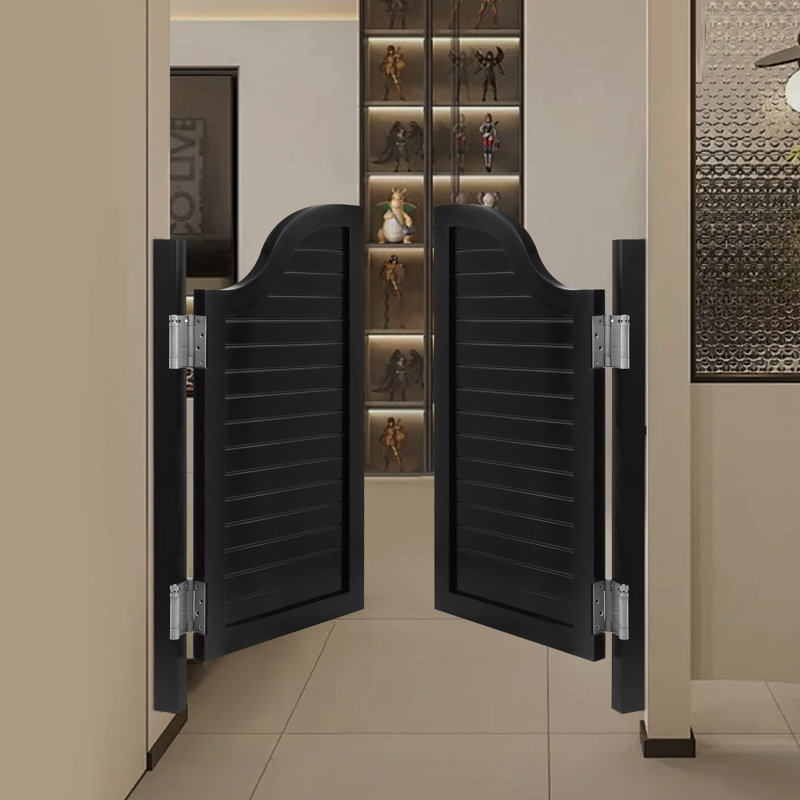Porte de séparation en bois pour café et entrée
