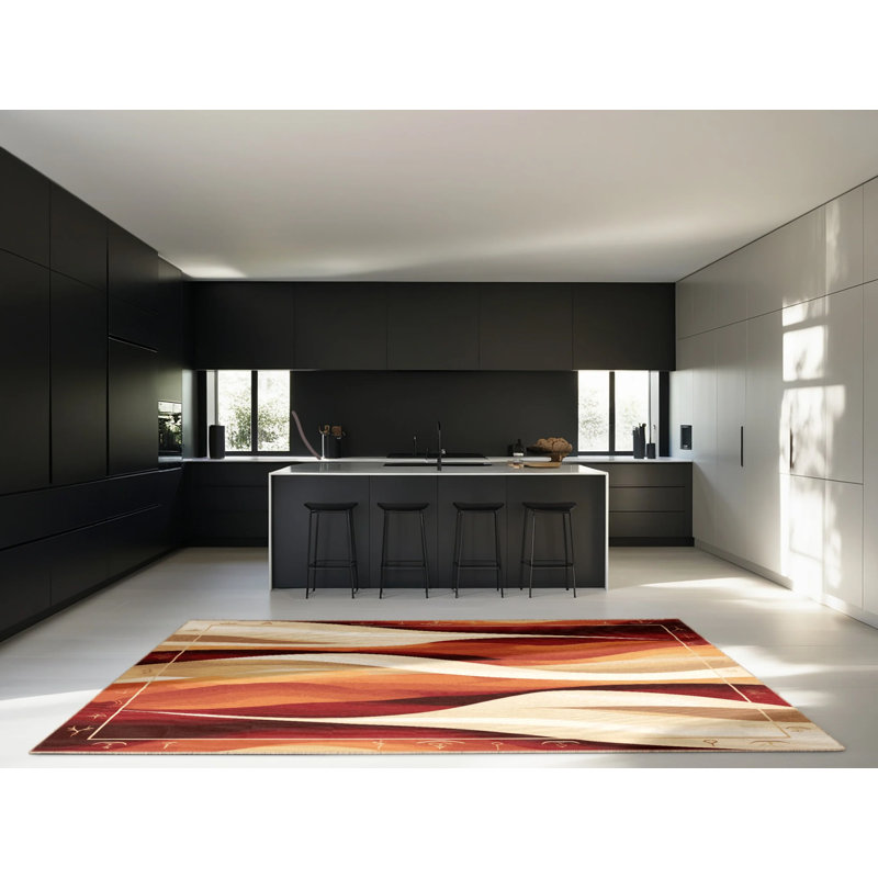 Tapis Clayborn Horizon, Carré 5 pi
