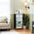4 Drawer Dresser for Bedroom, Narrow Chest of Drawers, Wooden Top and Study Iron Frame 18"x37.5"-(WxH)
