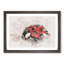 Red Ladybird Insect on a Pink Petal - Picture Frame Painting Print-56855856-56855857