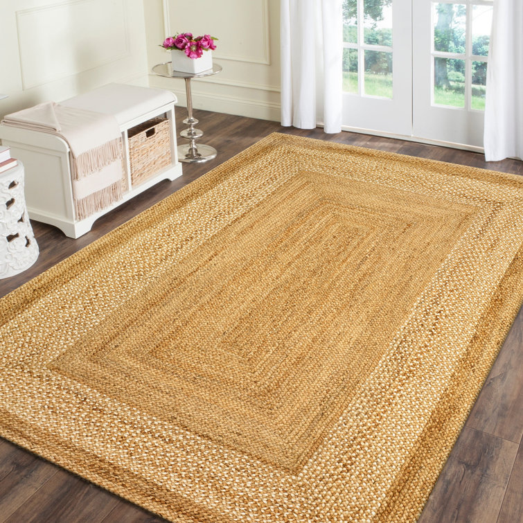 Lechez Hand Braided Striped Indoor Rug
