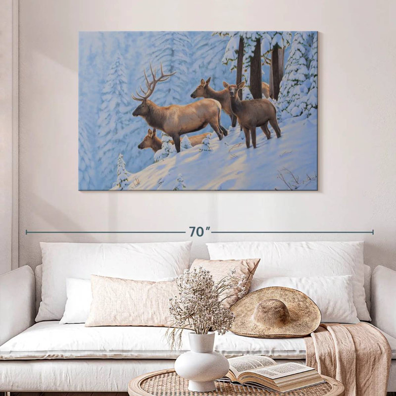 Brampt Early Snow, 32" H x 48" W