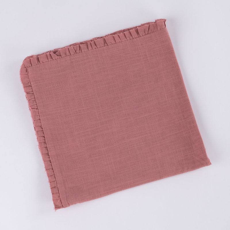 Housse de couette 100% coton Danza, Rosé, Roi