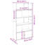 Augustinas 189cm H Bookcase-1484304752-1484304753