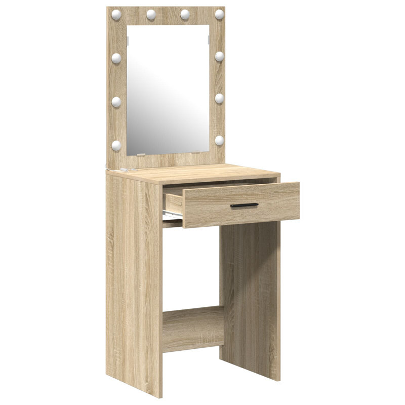 Particle Board 50 X 41 X 135 Cm Vanity Table, Sonoma Oak
