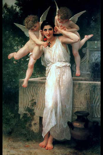 « jeunesse », reproduction d’art, H 66 po x l 44 po x P 1,5 po
