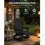 Chaise berçante d'extérieur surdimensionnée en plastique Adirondack-1084189527
