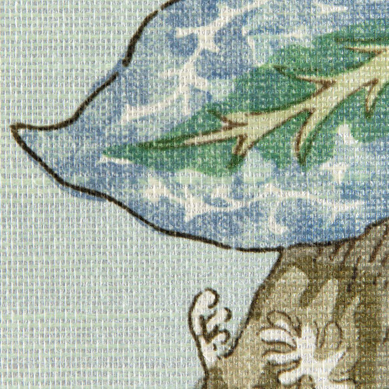 Kravet Design - W4201-535, Green/Brown/Light Blue