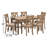 Tymera 6 - Person Four Leg Dining Set