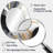 Black And Gold Harmony Of Marble I - Black Modern Oval Wall Mirror-561522427