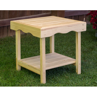 Table d'appoint en bois de pin massif