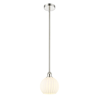 Luminaire suspendu 12 po Edison White Venetian