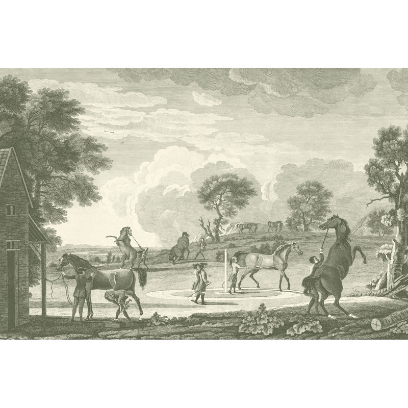 Equestrian Scenes II 1 Piece Wrapped Canvas Wall Art, 51cm H x 76cm W