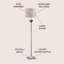 Lampe sur pied 59 po Tarra