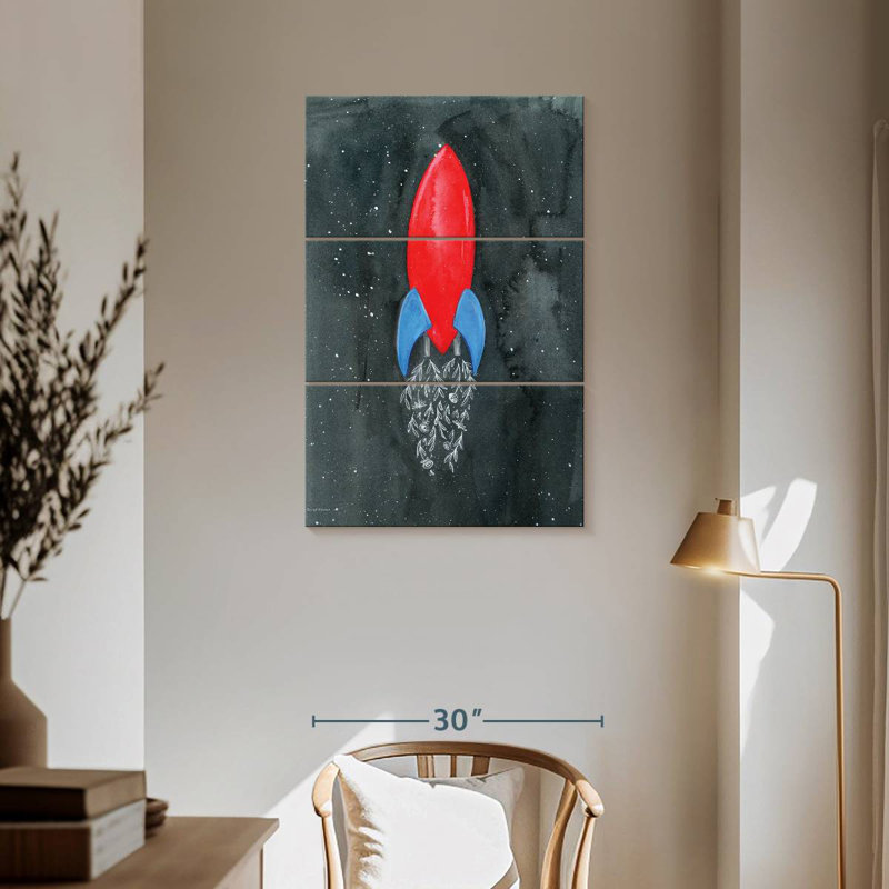 Ashelle Flower Rocket, 57" H x 36" W