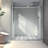 6076 Brushed Nickel Shower Door - Design, 70Mm 304 Stainless Steel Large Pulleys, Adjustable , , Film, 5/16'' Fully Tempered Glass, For Bathroom, American Style, Minimalist With Nano Easy Clean,-120996432