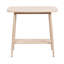 Tiered Rectangle Console Table with Storage