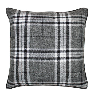 Colleyville Plaid Square Throw Cushion