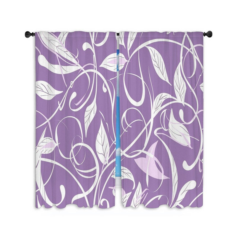 Paire de rideaux obscurcissant en polyester Ginnia, L 40 po x L 84 po