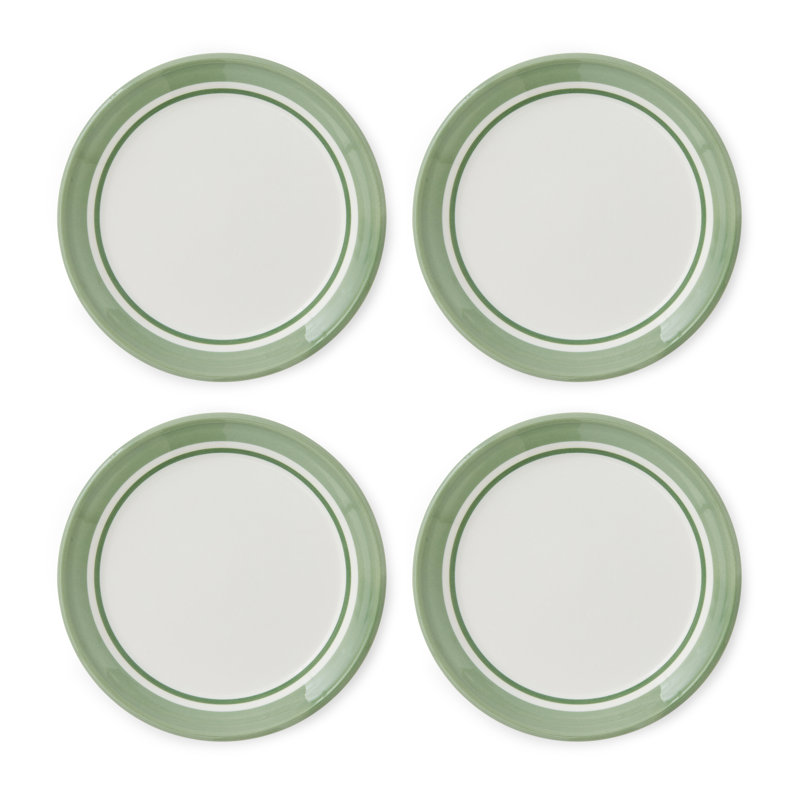 Portmeirion, Potters Stripe - Bread Plates, Green