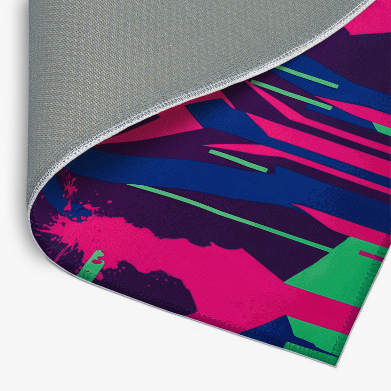 Tapis intérieur et extérieur Circuit Bloom, Rectangle 1'6" x 2'6"