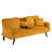 Minimalist Style, Straight-Line Corduroy Sofa Suitable For Sitting And Lying In The Living Room And Bedroom-660407142